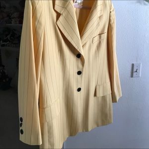 COPY - Escada Gorgeous Yellow and black Blazer.
